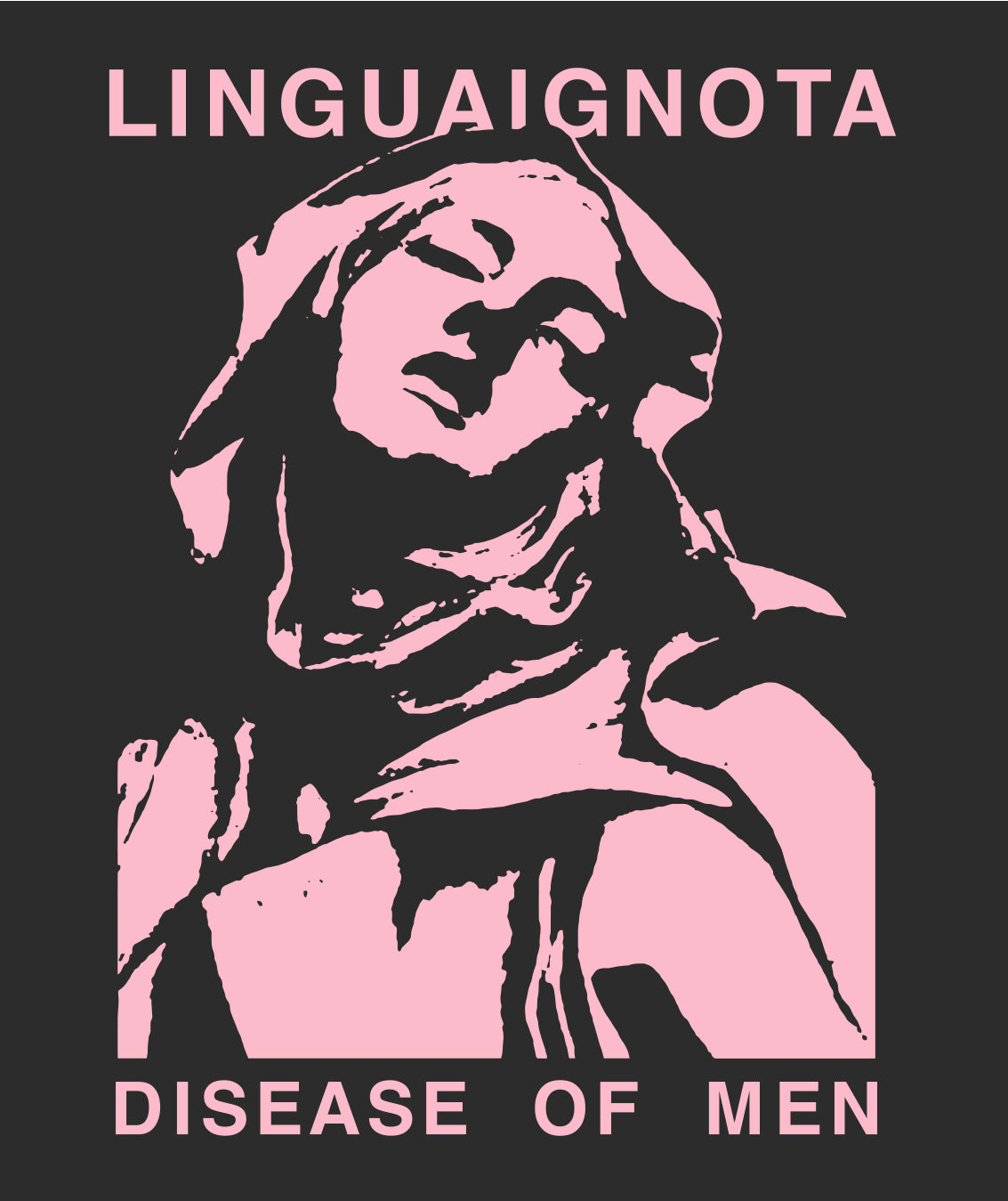 DISEASE OF MEN LONG SLEEVE SHIRT PINK PRINT