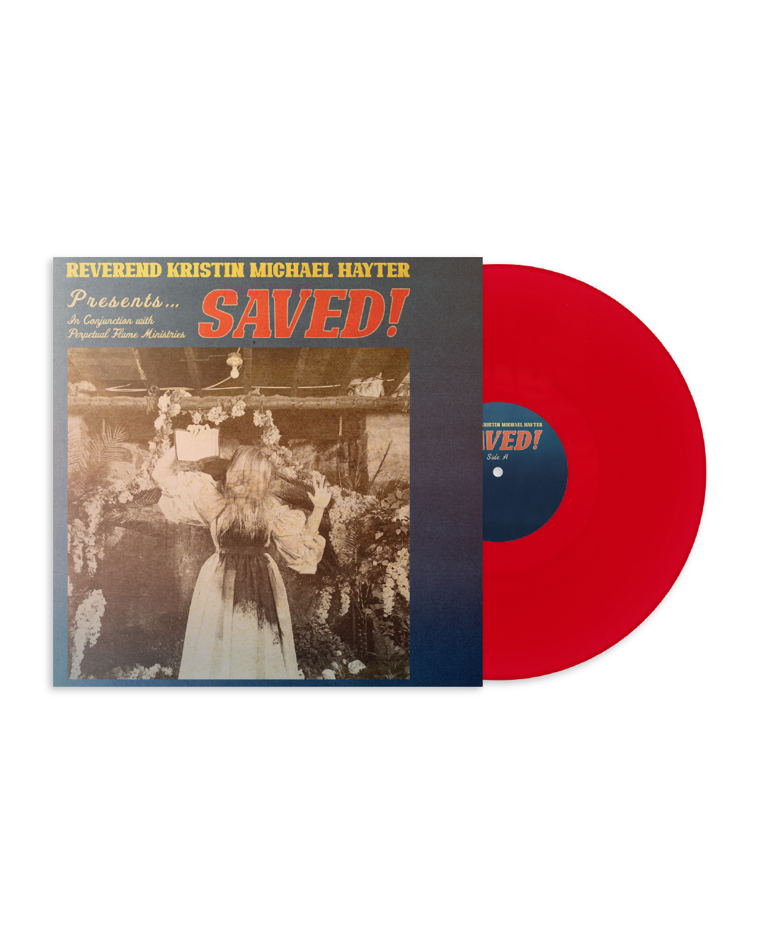 REVEREND KRISTIN MICHAEL HAYTER - SAVED! RED LP