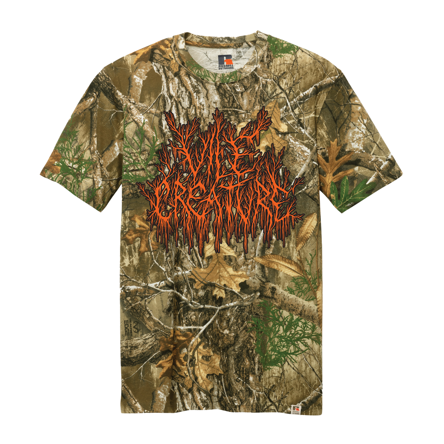 Vile Creature Logo Real Tree Camo T-Shirt
